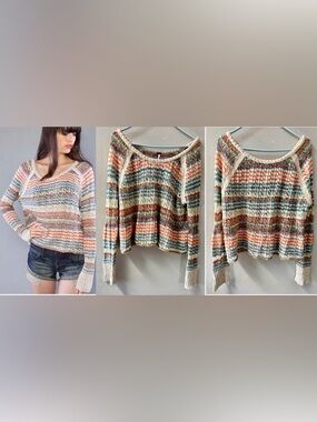 Free People:The Lost In The Forest Pullover Sweater Worn By Violet on AHS Sz.M